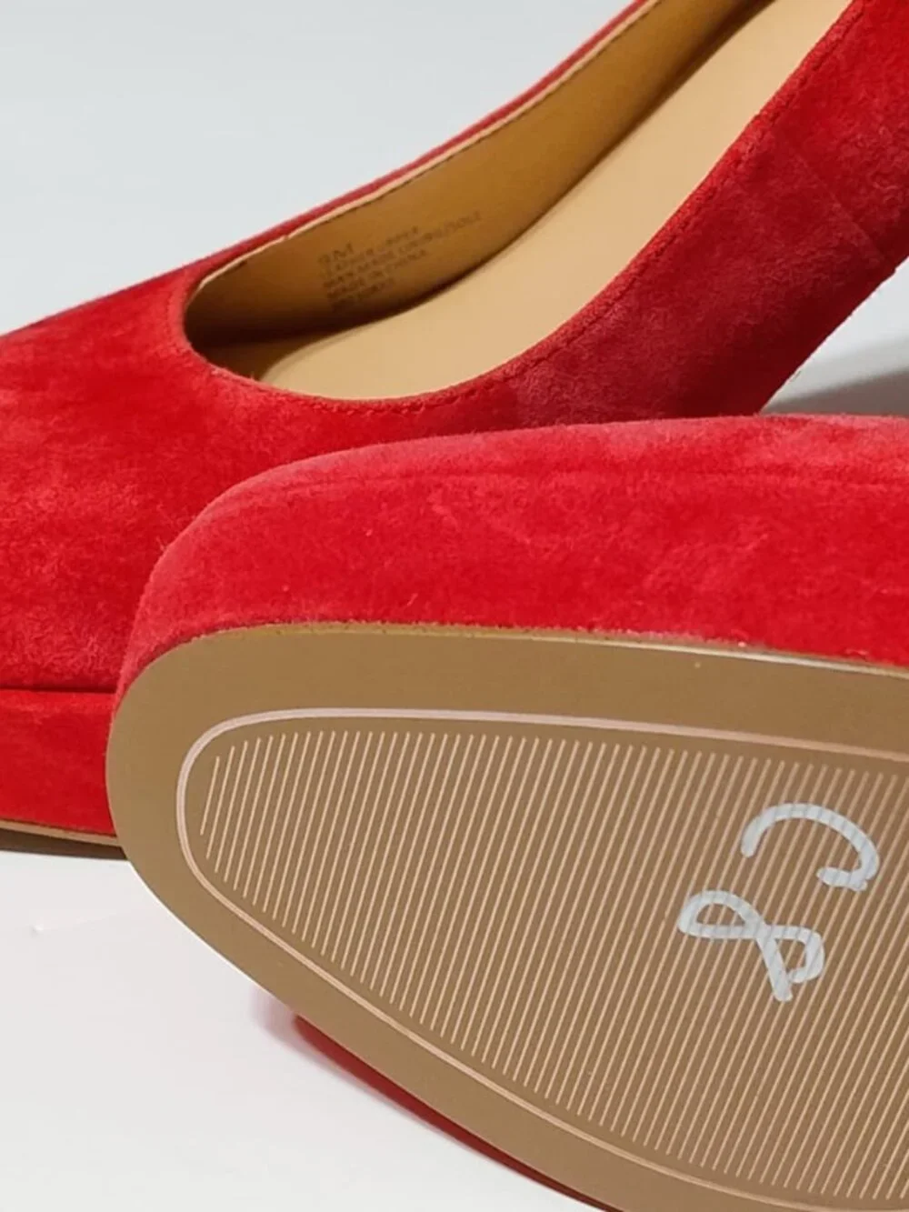 Copper Key Red Flirty Suede Platform Pums size 8 and 9 New